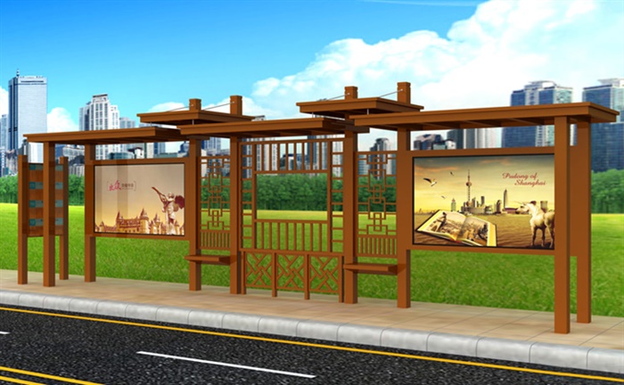 仿古候車亭CY-012
